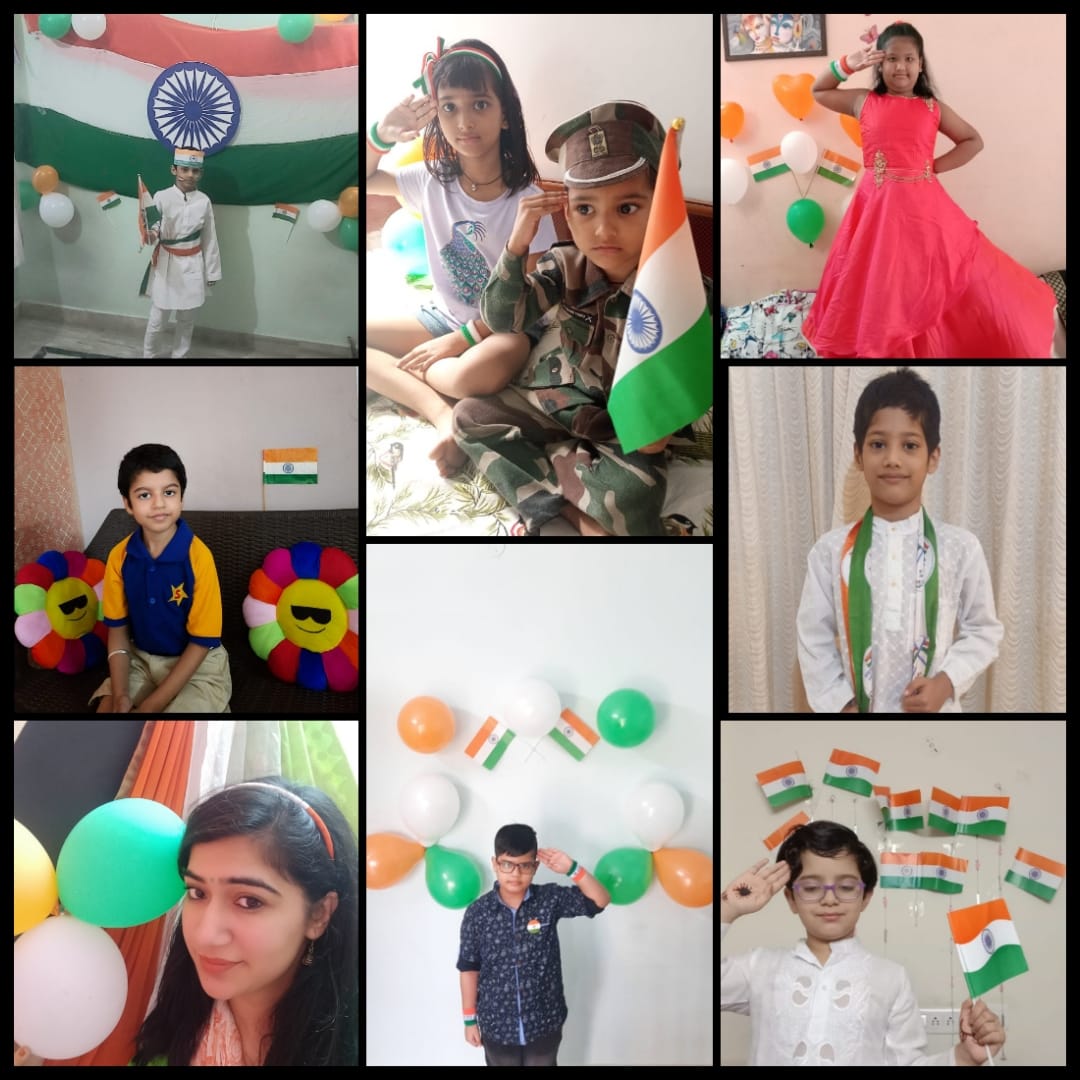 Independence Day celebration at Sanskar School